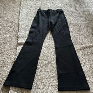 Black stretch like material trousers from Anthropology